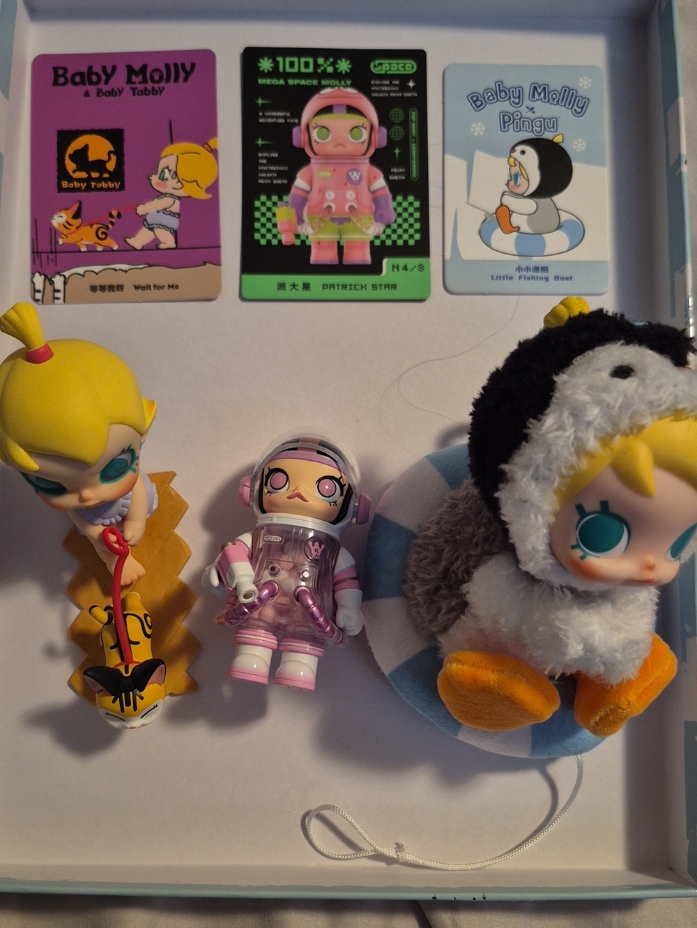 Baby Molly Penguin & Cat Walker & Space Molly Figurine – Collectible Kids Toy